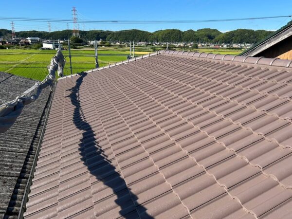 春日井市にて屋根修理と外壁・屋根塗装のメンテナンス工事の施工後写真